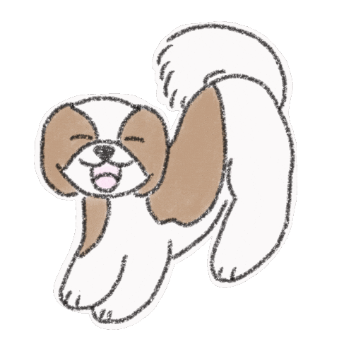 Happy Dog Sticker