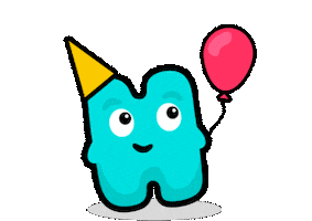 Party Birthday Sticker by Hartbeeps