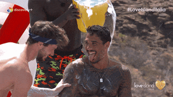 Ice Bucket Challenge Acqua GIF by Love Island Italia