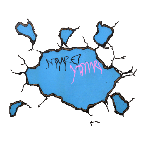 Street Art Dog Sticker