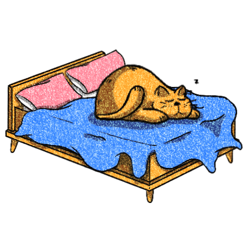 Sweet Dreams Cat Sticker by Broadly