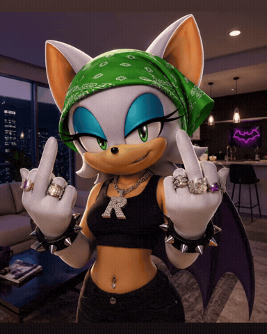 Rouge The Bat Tuff GIF