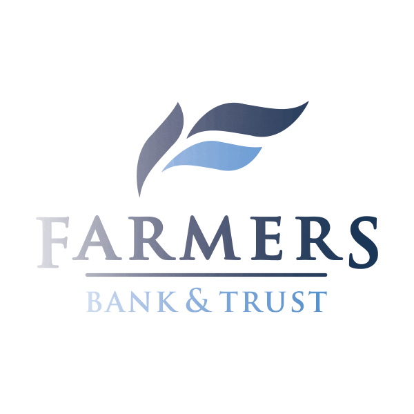 Logo Reflection Sticker by Farmers Bank & Trust