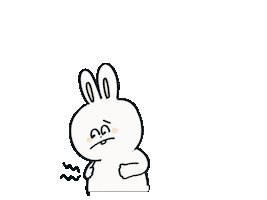 Sad Rabbit Sticker