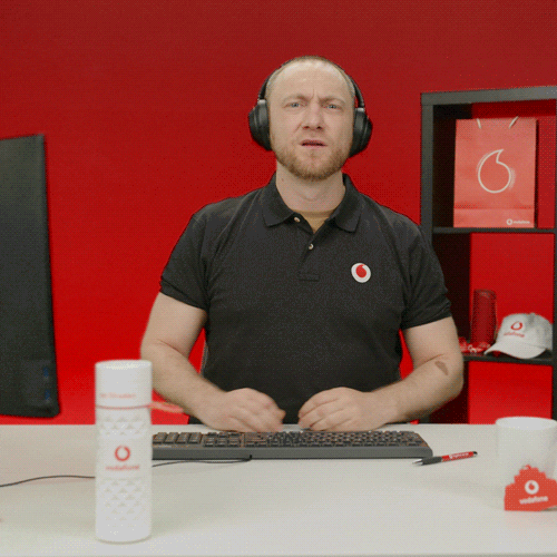Surprised Rood GIF by Vodafone Nederland