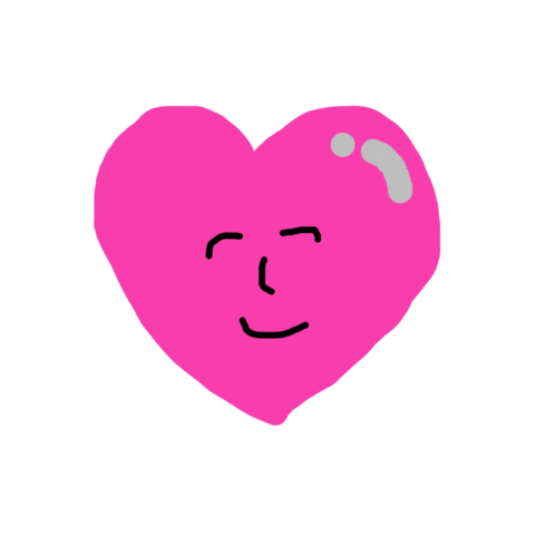 Heart Pink Sticker