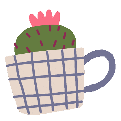 Flower Cactus Sticker by Sara Maese