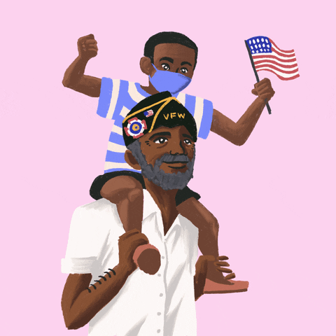 Independence Day Usa GIF by Creative Courage