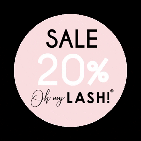 Oh-my-lash pink beauty makeup sale GIF