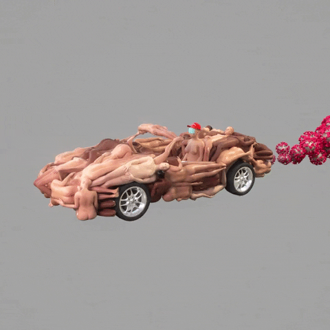 Car Trump GIF by Fantastic3dcreation