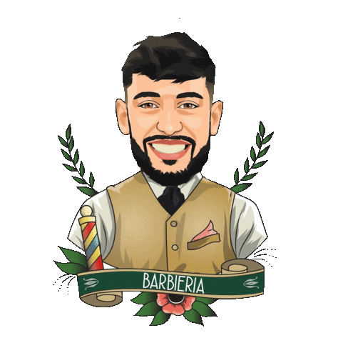 Barbershop Cagliari Sticker by Decandia_barbieria