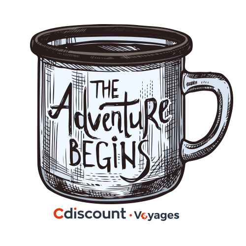 Travel Backpacker Sticker by Cdiscount Voyages