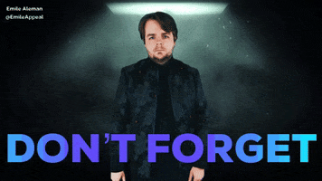 Dont Forget GIF