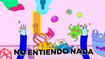 Confundido Adventure Time GIF by CNLA