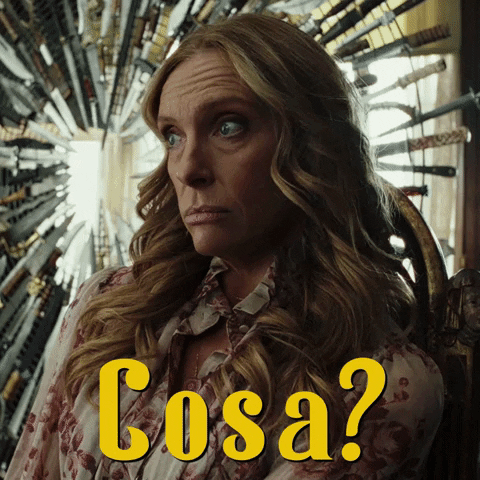 01_Distribution what? cosa knives out toni collette GIF