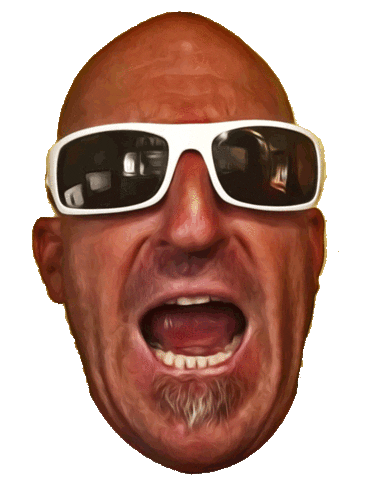 Surprised Big Eye Sticker by JUCKER HAWAI'I