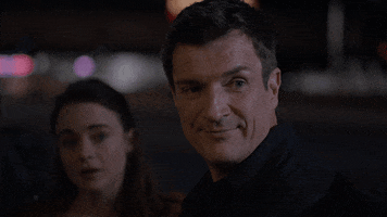 Nathan Fillion Smirk GIF by ABC Network