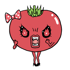 Angry Sticker Sticker by Minto Inc.