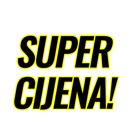 Super Cijena Sticker by masineialati.ba