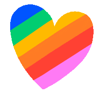 Gay Pride Love Sticker by Muchable