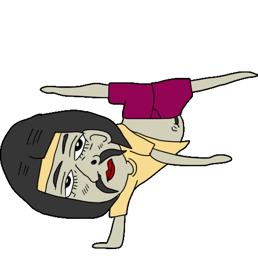 Yoga Stayathome Sticker by Chulsi