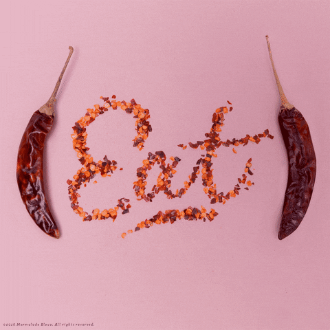 marmaladebleue food red eat typography GIF