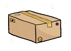 Box Delivery Sticker