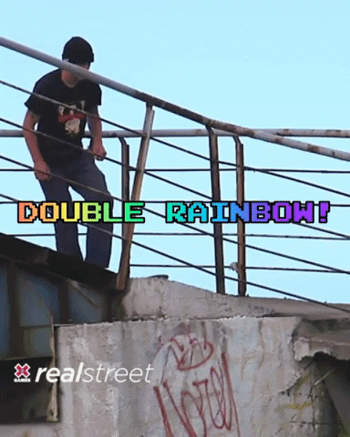 Double Rainbow Omg GIF by X Games