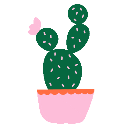 Plants Cactus Sticker by Isabel Serna