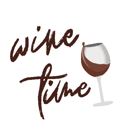 Red Wine Cheers Sticker for iOS & Android | GIPHY