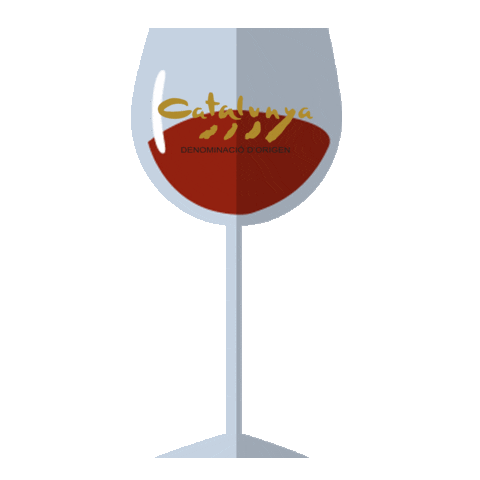 Wine Wineglass Sticker by DO Catalunya