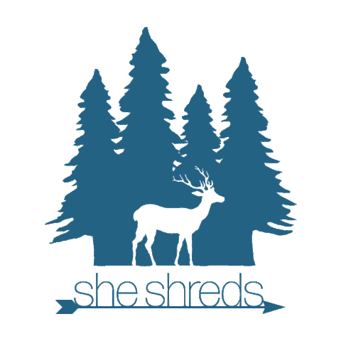 She SHREDS Sticker