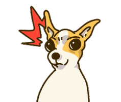 Animation Dog Sticker