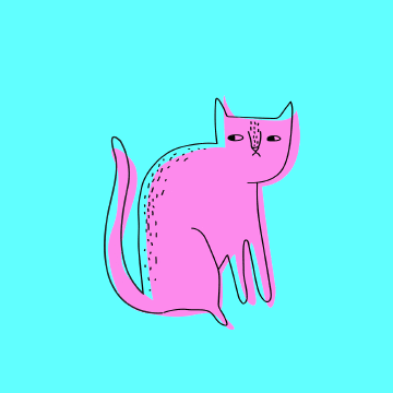 cat illustration GIF by Kochstrasse™
