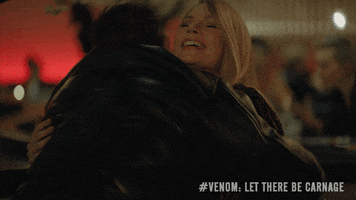 Michelle Williams Hug GIF by Venom Movie