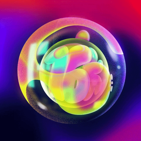 seeyoumay loop psychedelic bubble strange GIF