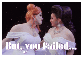 Fail Drag Queen GIF by Jinkx and DeLa Holiday