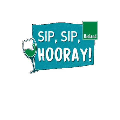 Party Wine Sticker by Bioland e.V.