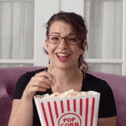 Anita Sarkeesian Popcorn GIF by Feminist Frequency