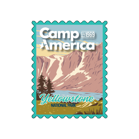 Yellowstone Sticker by Camp America