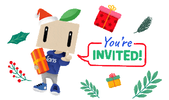 Christmas Sticker by Jans Enterprises Corp