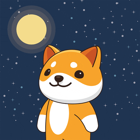 Howling Lets Go GIF by Baby Doge Coin