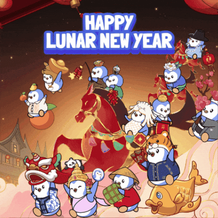 Lunar New Year GIF by Pengu Asia
