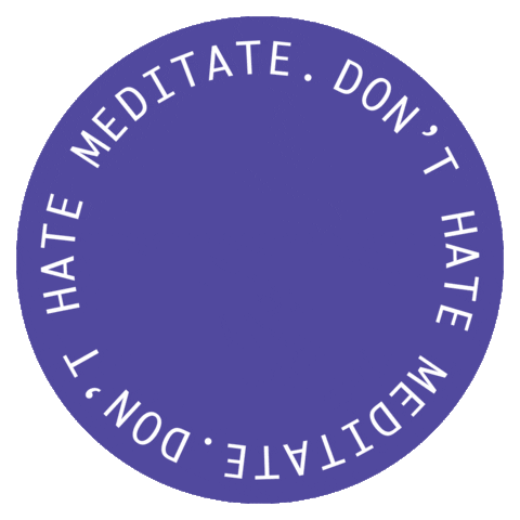 Meditation Meditate Sticker by Wabi Sabi Mx