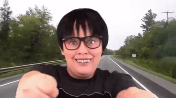Driving Open Road GIF