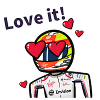 love it! Sticker by Envision Virgin Racing Formula E Team!