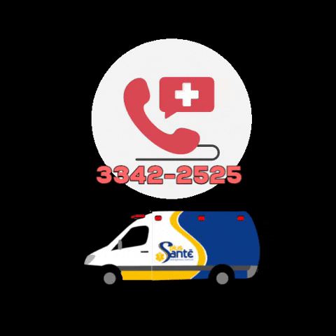 Emergency Telefone GIF by Ambulancia Plus Santé