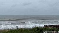 Strong Waves Hit North Carolina Coastline