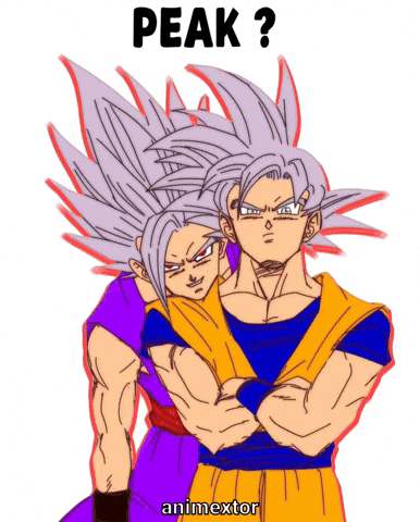 Peak Goku And Gohan GIF
