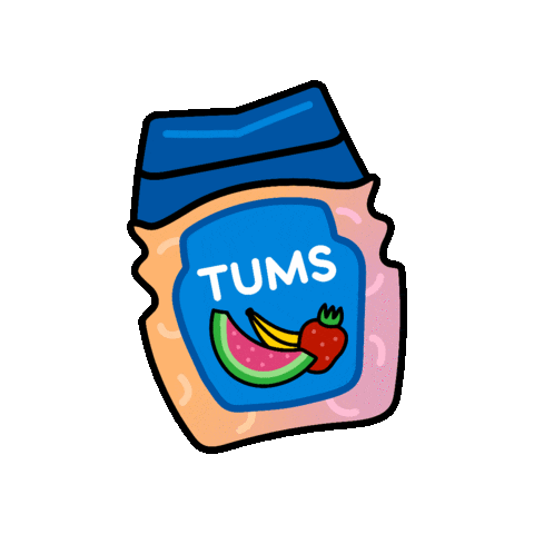 Tums Sticker